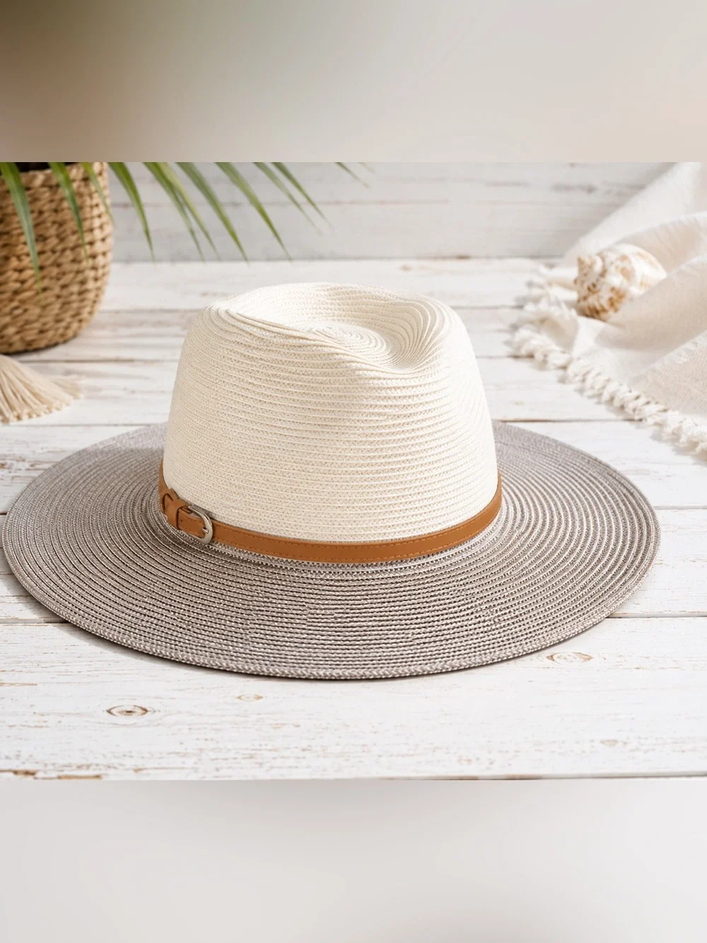 Wallaroo Petite Kristy Hat UPF 50+ NWT Ivory Taupe Sun Hat
